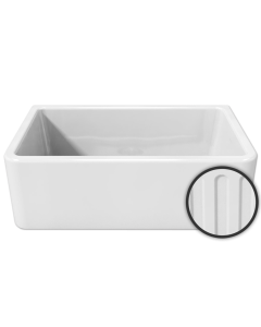 Crestwood Fireclay 30" Reversible Apron Front Farmhouse Sink