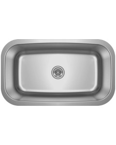UBuilder U380 31-1/2" Large Single Bowl Undermount Sink