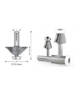 Amana Tool 57163 Bevel Karran Edge Sink Bit, 1/2" Shank