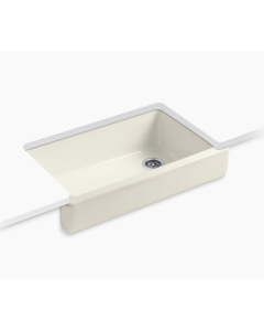 Kohler Whitehaven Cast Iron Sink, Apron Front Fits 36" Cabinets - Biscuit