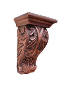 Santa Fe Large Copper Corbel (18" H. x 7-1/2" D. x 8" W.)