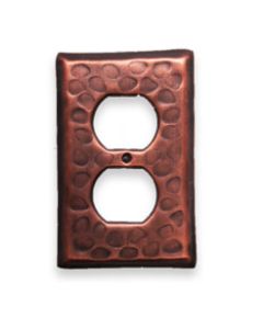 Copper Wall Plate Single Outlet