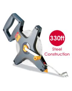 Fisco 330 ft. / 100m Pacer Steel Open Reel Tape Measure