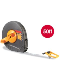 Fisco 50 ft. Satellite Steel Closed Reel Tape Measure