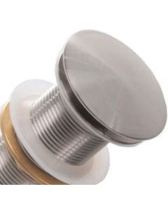 Brushed Nickel Pop-Up Drain Without Overflow