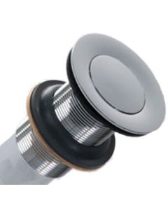 Polished Chrome Traditional Pop-Up Drain Without Overflow