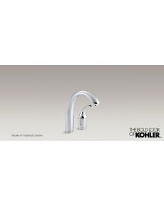 KOHLER® Forté® 2-Hole bar sink faucet with lever handle - Polished Chrome