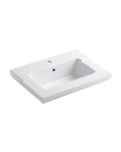 KOHLER® Tresham™ vanity-top lavatory sink, 1 Faucet Hole