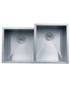 Zero Edge Matrix 40/60 Stainless Steel Sink