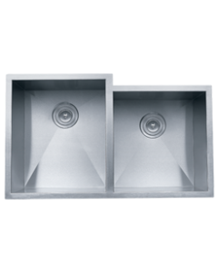 Zero Edge Matrix 60/40 Stainless Steel Sink