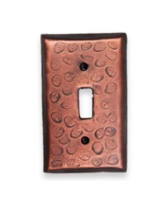Copper Gang Switch Plate Single Switch