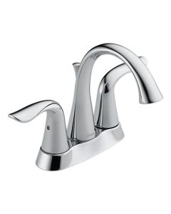 Delta Lahara® Two Handle Centerset Lavatory Faucet - Chrome