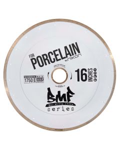 BMF Series 16" 10mm Porcelain Bridge Saw Blade - Silent Continuous Rim