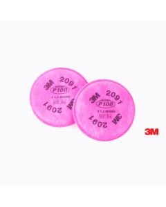 3M Half Face Respirator with 2091 Cartridges