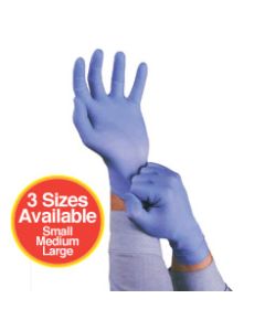 Disposable Powder Free Nitrile Gloves Box of 100 - Assorted Sizes Available