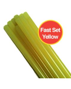 Surebonder Fast Set 7/16" x 10" Yellow Hot Melt Glue Sticks