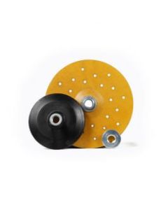 Inertia 7" Fiberglass Backup Pad - Complete Set: Backup Plate + Rubber Backer + Nut