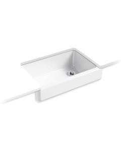 Whitehaven® Self-Trimming® 32-1/2" x 21-9/16" x 9-5/8" under-mount single-bowl sink with short apron