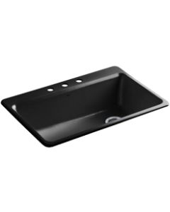 Kohler Riverby Single Bowl Top-Mount Cast Iron Sink