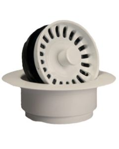 Karran Acrylic Disposal Flange & Stopper - Bisque