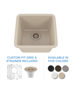 Lexicon 1515 Quartz Sink + Accessory Package