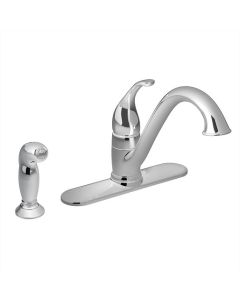 Moen Camerist One Handle Low Arc Kitchen Faucet - Kitchen Faucets