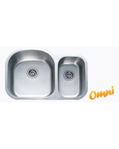 Omni Alpha 70/30 18-Gauge Stainless Steel Sink