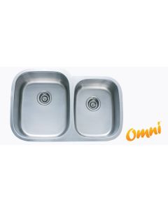 Omni Delta 60/40 16-Gauge Stainless Steel Sink