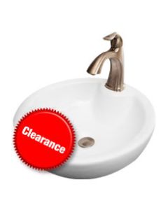 Pure Craft Porcelain Ceramic Sink - White