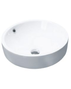Pure Hollow Porcelain Ceramic Sink - White