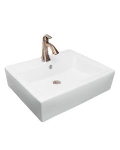 Pure Moxy Porcelain Ceramic Sink - White