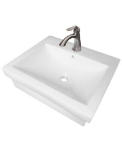 Pure Paxton Porcelain Ceramic Sink - White