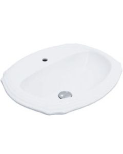 Pure Ping Porcelain Ceramic Sink - White