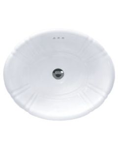 Pure Shell Porcelain Ceramic Sink - White