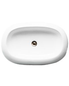 Pure Tun Porcelain Ceramic Sink - White