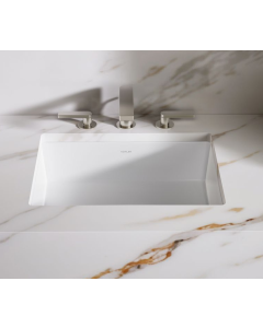 KOHLER® Verticyl™ rectangular undermount lavatory - Cashmere