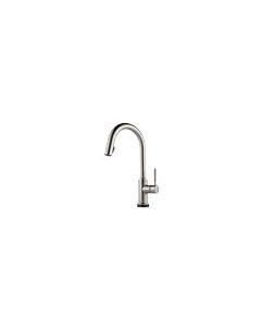Brizo Solna Single Handle Pull Down Kitchen Faucet - Stainless Steel