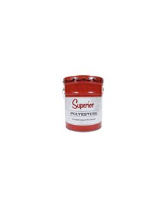 Superior Polyester Transparent Flowing Adhesive (5 Gallon)