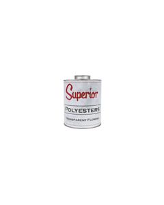 Superior Polyester Transparent Flowing Adhesive (1 Quart)
