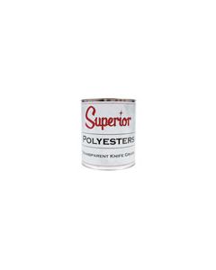 Superior Polyester Transparent Knife Grade Adhesive (1 Gallon)
