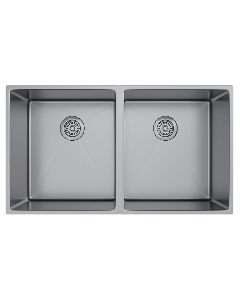 UBuilder Series SU-225S Double Bowl Undermount Handmade Sink