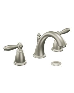 Moen Brantford Two Handle High Arc Lavatory Faucet Brushed Nickel