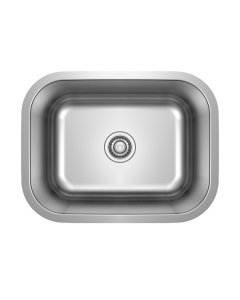 UBuilder U214 Medium Single Bowl Undermount Sink