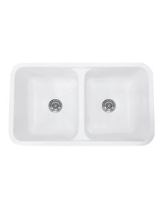 Vision Sunset Solid Surface Kitchen Sink (VI-5050-W & VI-5050-B)