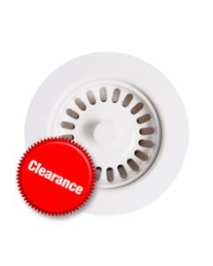 Sierra 3-1/2" Acrylic Basket Strainer - White