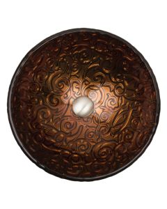 Santa Fe Mosaic Copper Glass Sink