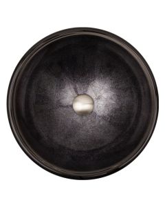 Santa Fe Phantom Black Glass Sink
