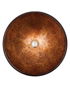 Santa Fe Macchiato Glass Sink