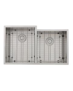 Zero Edge Matrix 60/40 Stainless Steel Sink