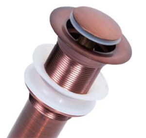 Copper Vanity Pop-Up Drain